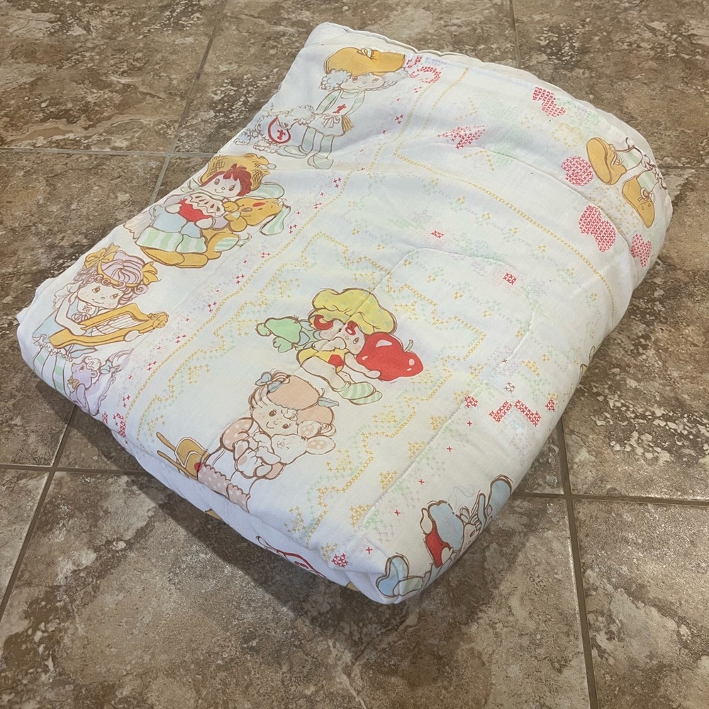 Strawberry Shortcake Comforter Single Vintage 1980’s HTF
